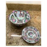 WST107 Chinese Rose Medallion Porcelain Dishes