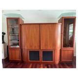 WST128- Solid Wooden Modular Tv Cabinet