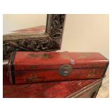 WST133 Antique Looking Oriental Lacquered Chest