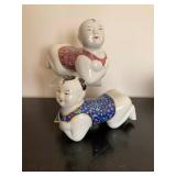 WST157 - Vintage Porcelain “Pillow Babies”