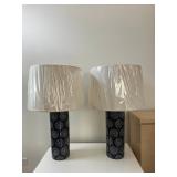 WST161- Pair Of Oriental Lampshades
