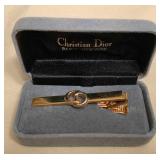 WST198 Vintage Christian Dior Signature Tie Clip