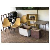 KDT002 - THERMOS GRILL, CHAIRS, WOODEN RACK AND MORE