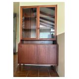 KDT058- Vintage Mid Century Rosewood China Cabinet - Denmark 1960s