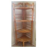 KDT075- 4 Tier Wooden Corner Storage Shelf