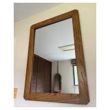 KDT084- Large Wooden Framed Mirror 