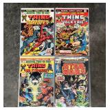 ICT009 - FOUR BRONZE AGE MARVEL COMIC BOOKS THING DOCTOR STRANGE