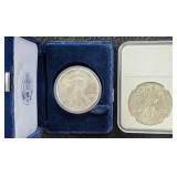 ICT127 - US American Eagle Silver Coins (2)