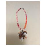 ICT434 Myrna Lee Chang Shell Pendant On Cord Necklace (#2)