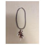 ICT435 Myrna Lee Chang Shell Pendant On Cord Necklace (#3)