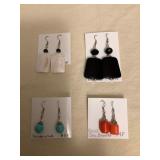 ICT445 Four Pairs Of Myrna Lee Chang Earrings 