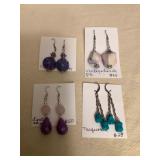 ICT446 Four Pairs Of Myrna Lee Chang Earrings 