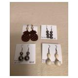 ICT448 Four Pairs Of Myrna Lee Chang Earrings 