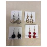 ICT455 Four Pairs Of Myrna Lee Chang Earrings 