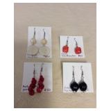 ICT456 Four Pairs Of Myrna Lee Chang Earrings 