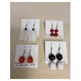 ICT458 Four Pairs Of Myrna Lee Chang Earrings 