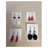 ICT459 Four Pairs Of Myrna Lee Chang Earrings 