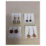 ICT466 Four Pairs Of Myrna Lee Chang Earrings 