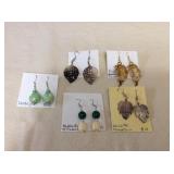 ICT467 Five Pairs Of Myrna Lee Chang Earrings 