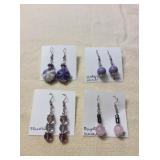 ICT475 Four Pairs Of Myrna Lee Chang Earrings 