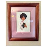 MKM001 Koa Frame Diane Hansen Print