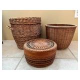 MKM004- Woven Basket Lot