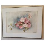MKM009 Roses , Roses, Roses Framed June Allen Art