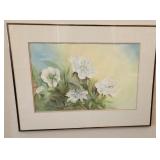 MKM010 Serenity Is....Framed Watercolor by Donna Angeline