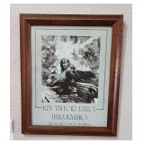 MKM043 Koa Framed Kim Taylor Reece Print - Hula Kahiko