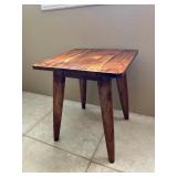 MKM050- Wooden Square Side Table