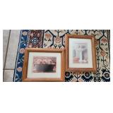 MKM101 Two Lovely Framed Prints