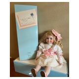 MKM135- Vintage Limited Edition Musical Porcelain Doll