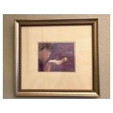 MKM169- Little Girl And Flower Print