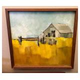 MKM180- “Old Barn” Acrylic Painting 