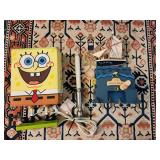 MKM216 You Light Up My World Collectible SpongeBob Lamp, Mechanical Wood Boat & More