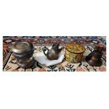 MKM219 Collectible Metal Memories - Decanter, Bank & More