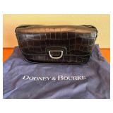 MKM234- Dooney Bourke Black Leather Shoulder Bag