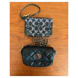 MKM258- Isaac Mizrahi Mini Crossbody & Coach Wristlet 