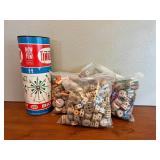 MKM268- Vintage Wooden TinkerToy Game