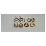 MKM423-4 Prs Beautiful Gold Earrings
