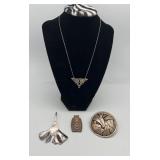 MKM426-Super Sterling Pendants Lot