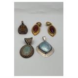 MKM428-5ea Sterling Silver Unique Pendants