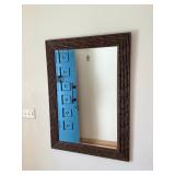 KDE006 Bamboo Design Frame Wall Mirror
