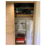 KDE012 Wire Shelf & Various Office Supplies