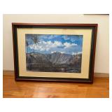 KDE040- Poster Of Manoa Valley From Waikiki