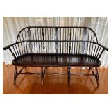 KDE041 Vintage Wooden Barrel Back Bench