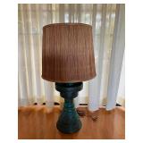 KDE060- Vintage Lamp With Natural Style Lampshade 
