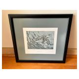 KDE069- Hawksbill Etching By Marsha Mello 