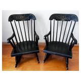 KDE086- Vintage Nichols & Stone Rocking Chairs 