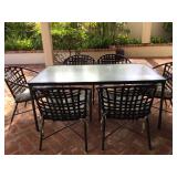 KDE087 Patio Table With Matching Chairs